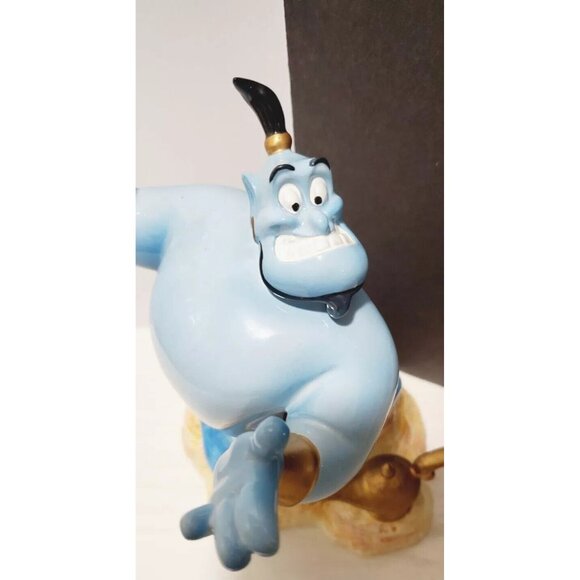 DISNEY ALADDIN GENIE MUSIC BOX CERAMIC FIGURINE SCHMID "A FRIEND LIKE ME 6" READ - Picture 3 of 8